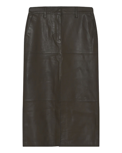 Day Birger et Mikkelsen - Anna Leather Contemporary Nederdel - Wren